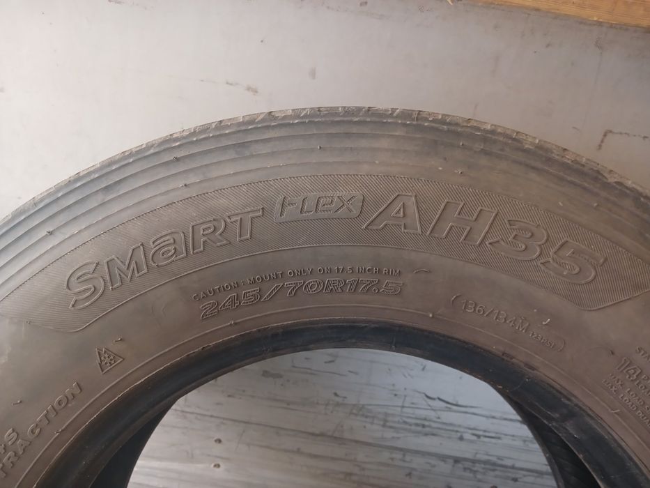 Шини рульові 245/70 r17.5 Hankook