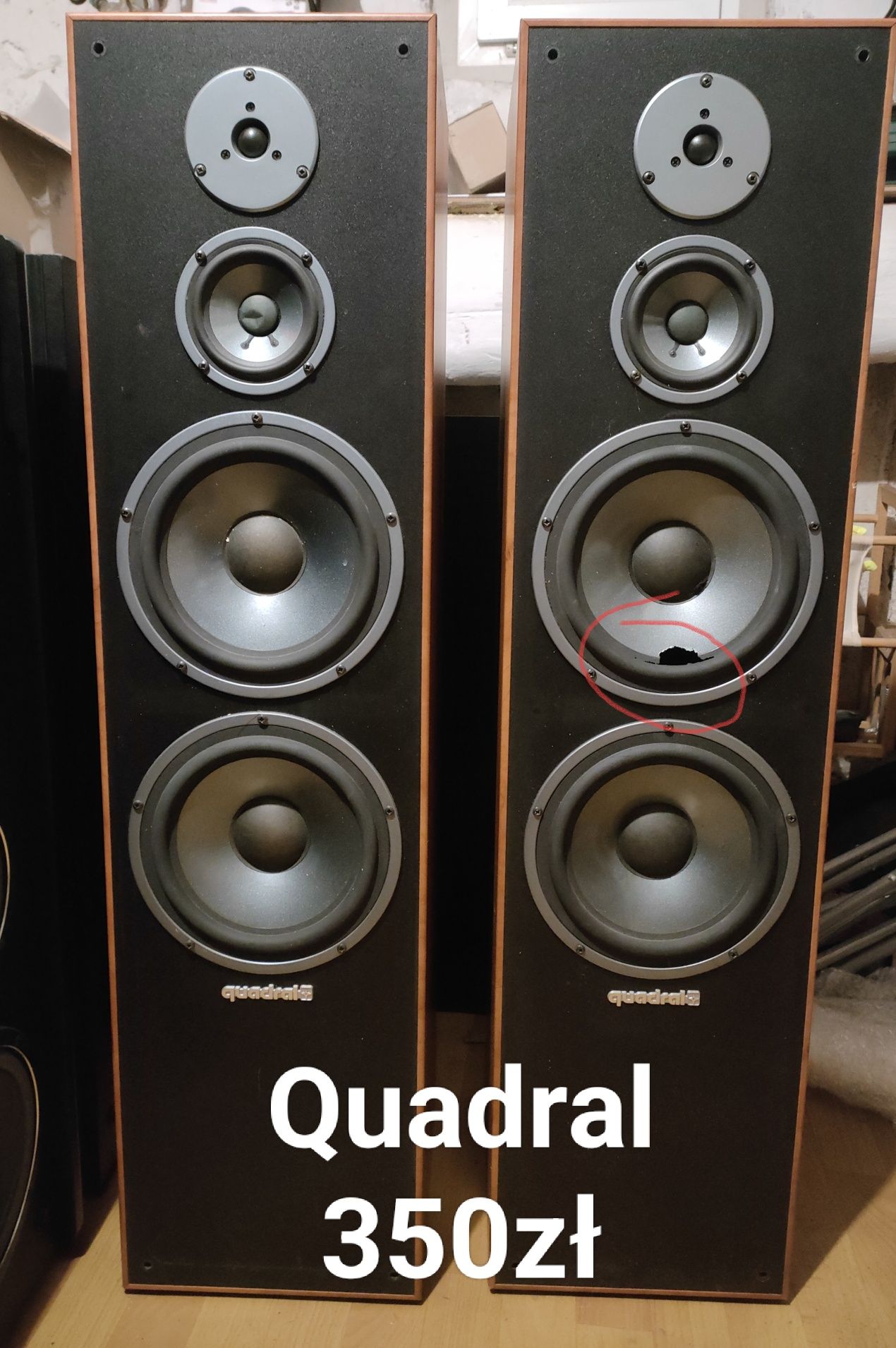 Sprzęt audio kolumny wieża amplituner