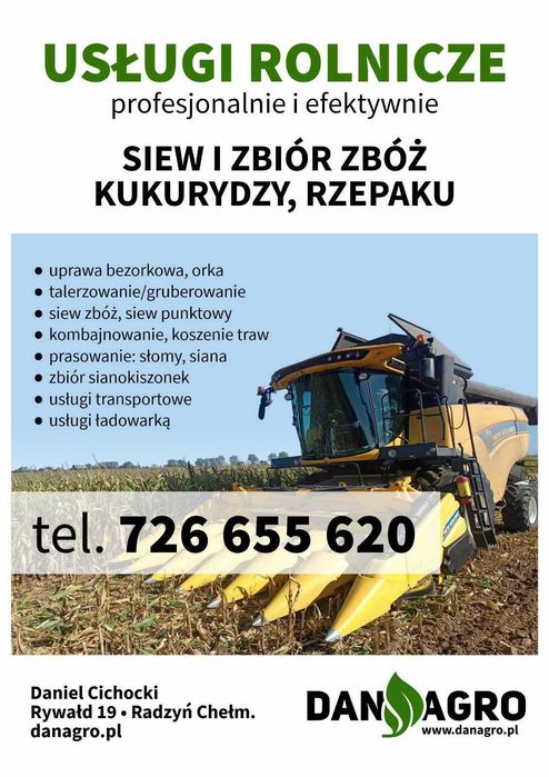 Siew buraka/kukurydzy, ZBIÓR TRAW NA KISZONKE