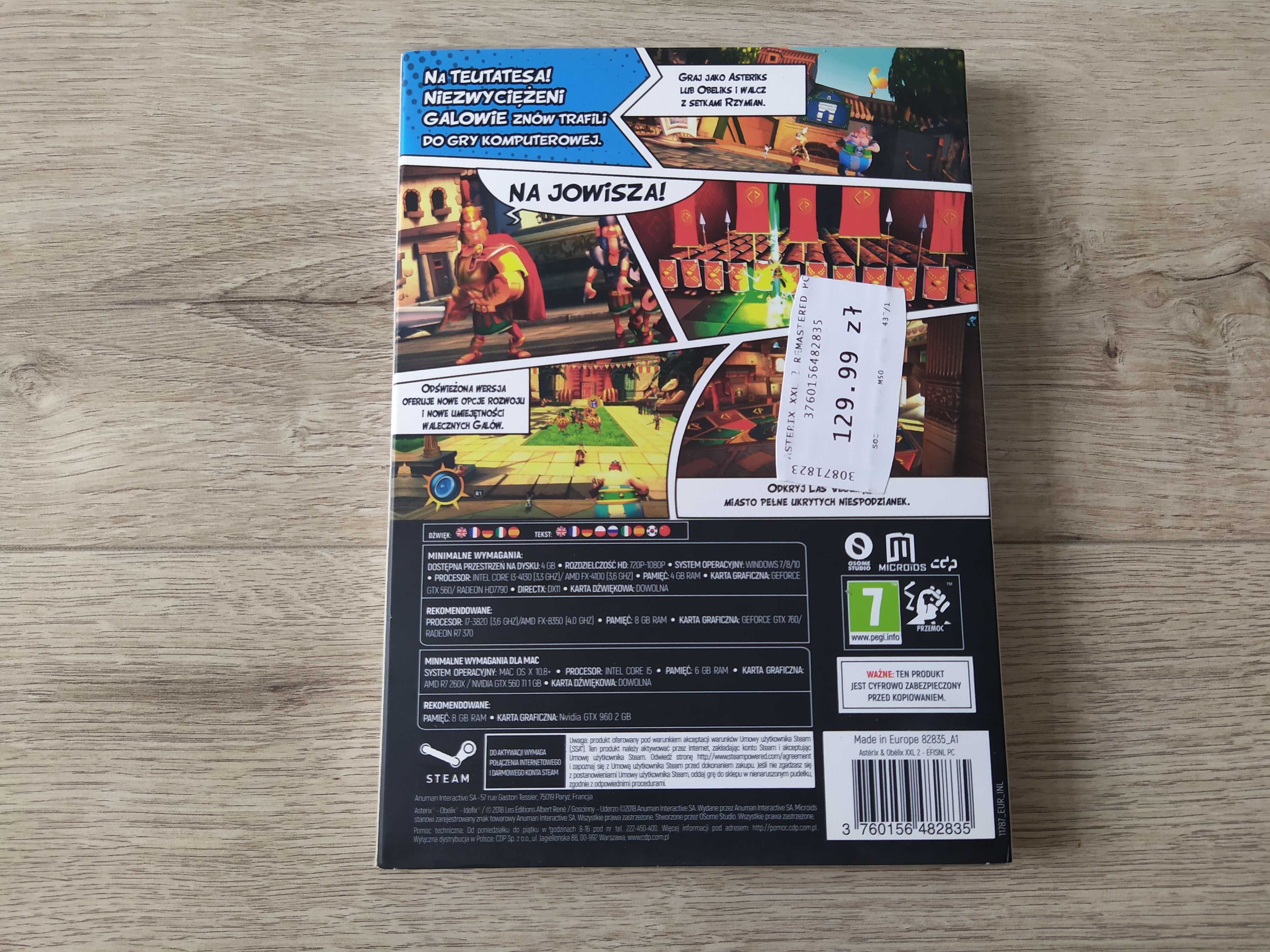 Asterix & Obelix XXL 2: Remastered [PC] (PL) NOWA W FOLII!