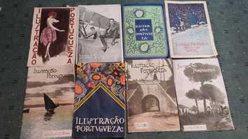 Lote 8 revistas Ilustração Portugueza - Ano de 1920