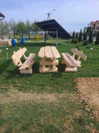 Stół ogrodowy z Ławkami