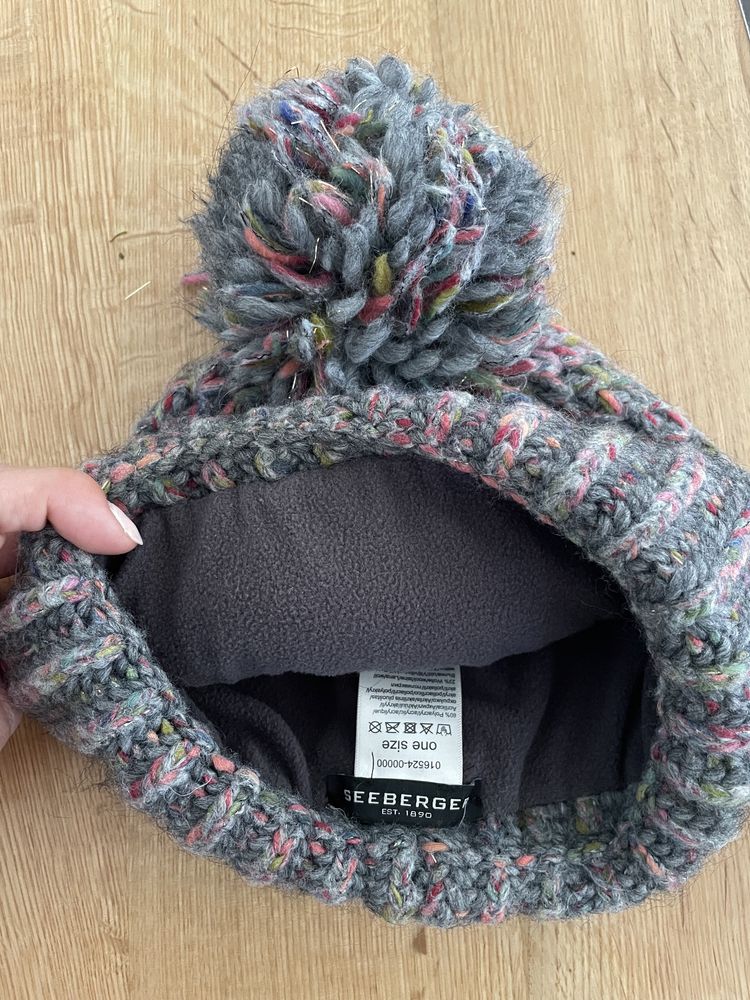 Ciepla czapka zimowa beanie Seeberger