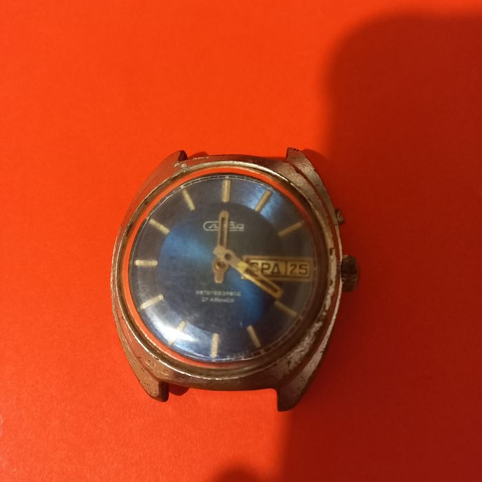 Годинник, часы СССР Слава 27 каменів, камней