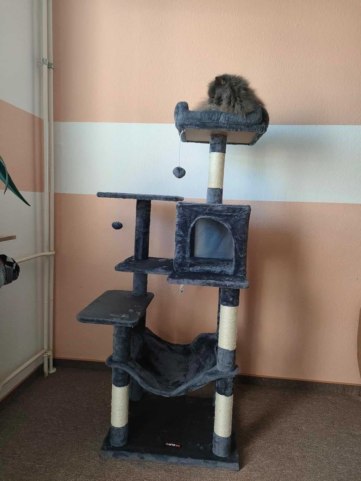 Drapak dla kota duży wysoki drapak NOWY dla kota domek legowisko NOWY