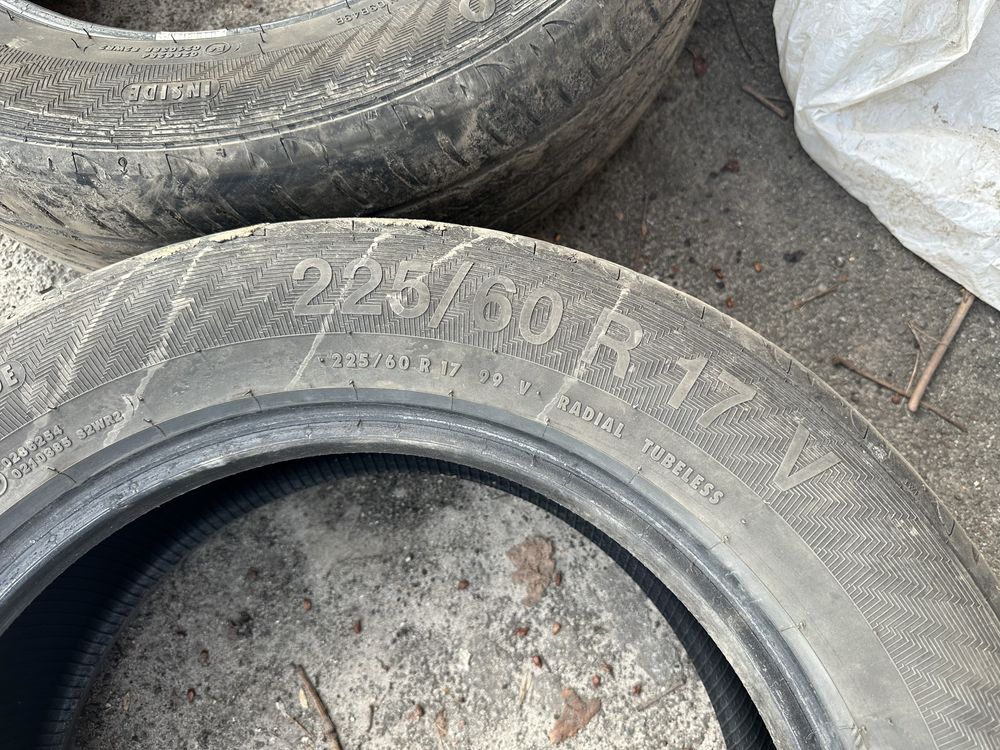 225/60 r17 пара Gislaved ultra speed 2 гума шини