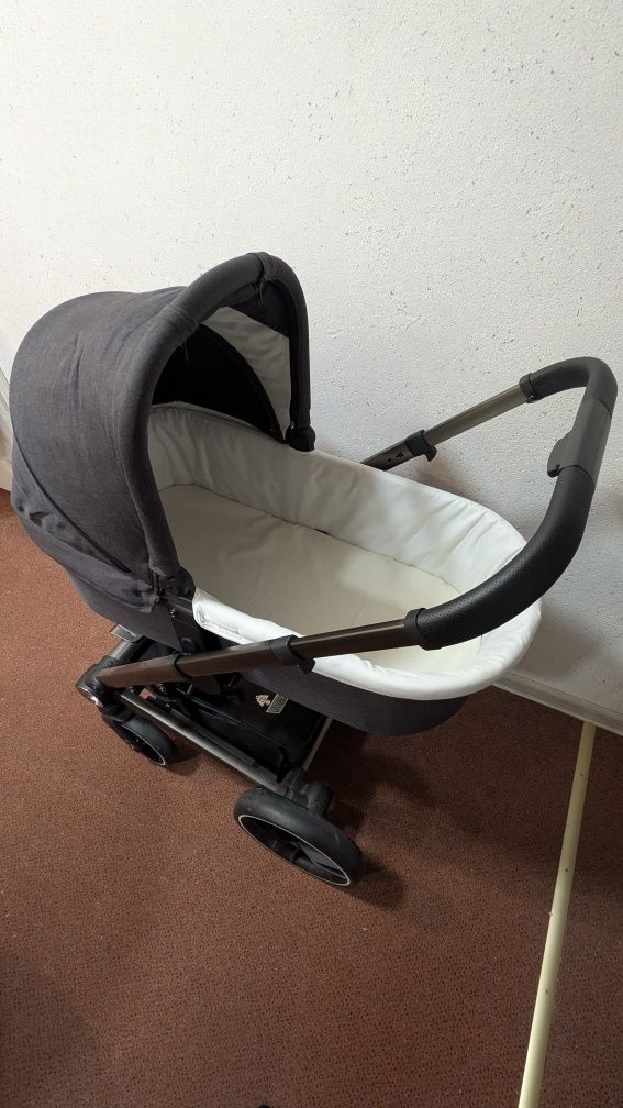 BabySafe Lucky Wózek dziecięcy Głęboko-Spacerowy 2w1 Czarny