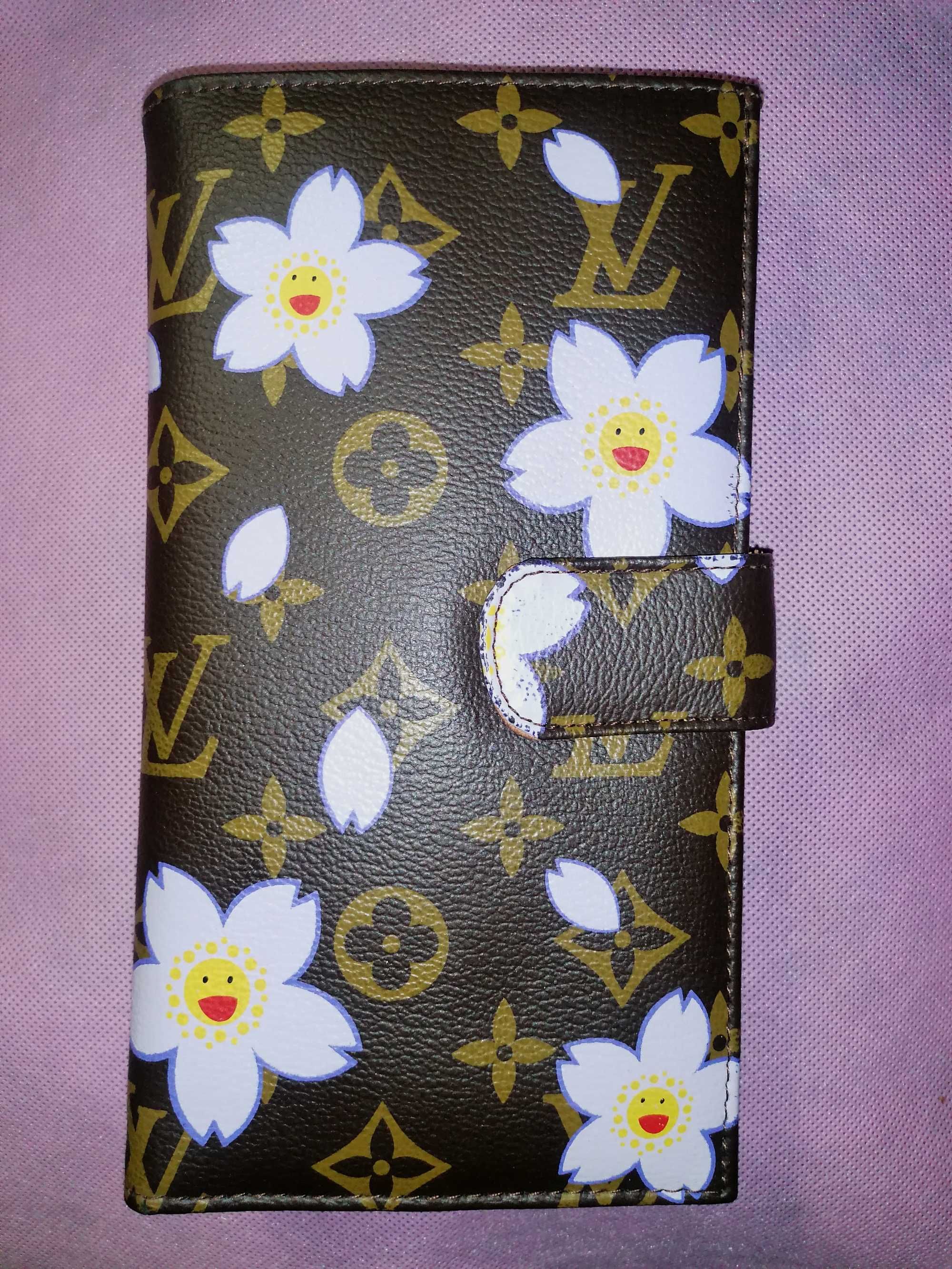 Vintage "Cherry Blossom" - Pele de Vaca, Carteira Louis Vuitton.