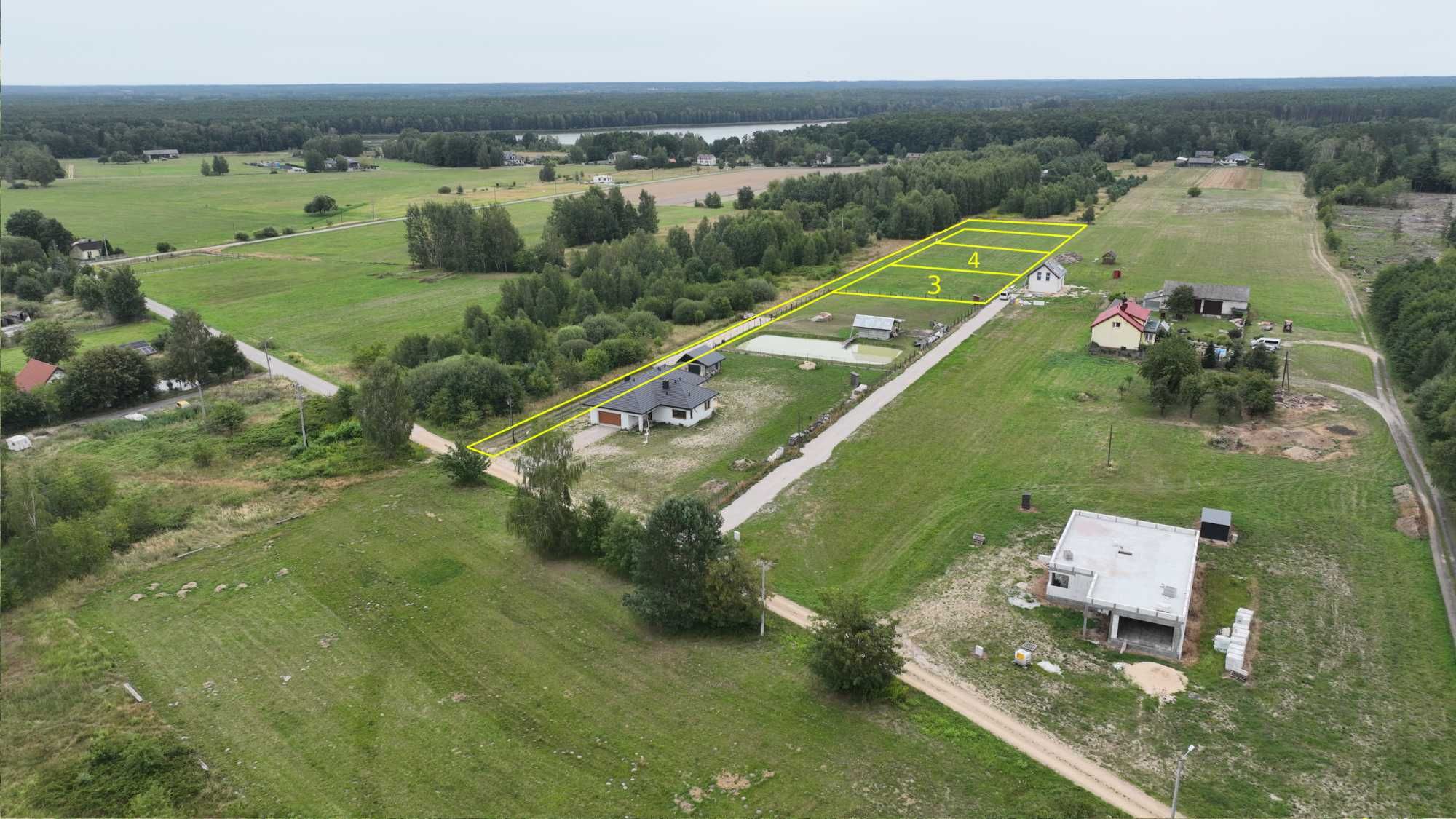 Działka budowlana Kluki - Osina -  WZ 1865m2