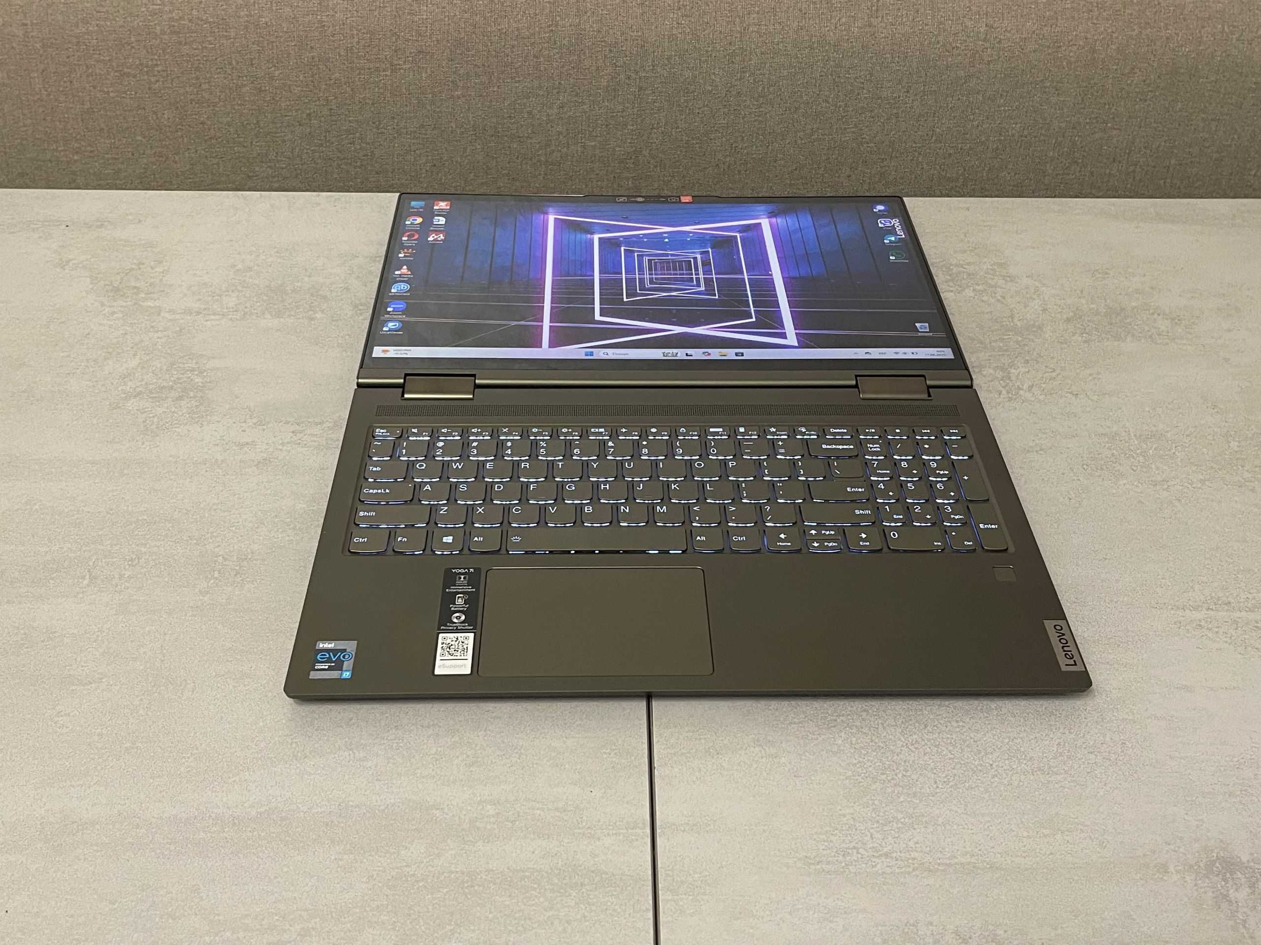 Ноутбук трансформер Lenovo Yoga 7 15ITL5, 15,6, i7-1165G7, 12GB, 512GB