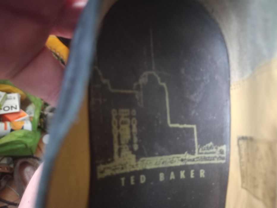 TED BAKER Mokasyny roz 45 29cm Skóra Stan BDB Okazja