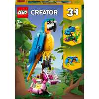 Nowe LEGO Creator 3 w 1 Egzotyczna papuga, ryba, żaba kreatywna zabawa