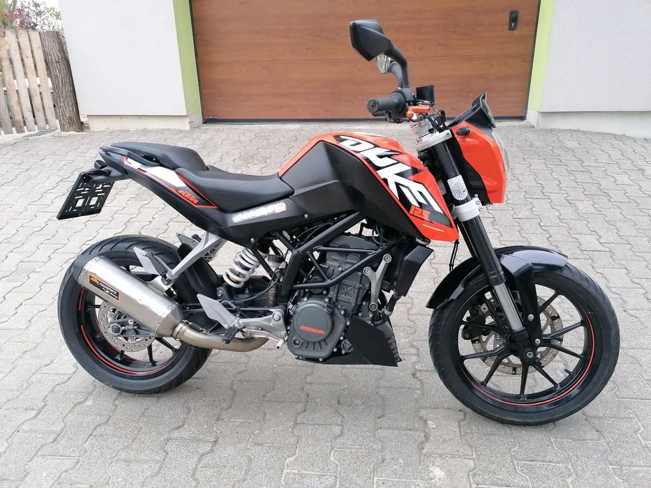 KTM Duke Duke 125 ABS sportowy wydech