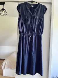 Sukienka wiskoza letnia odcinana z gumką XL 42
