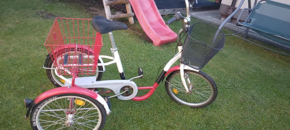 Rower 3 kołowy rehabilitacyjny