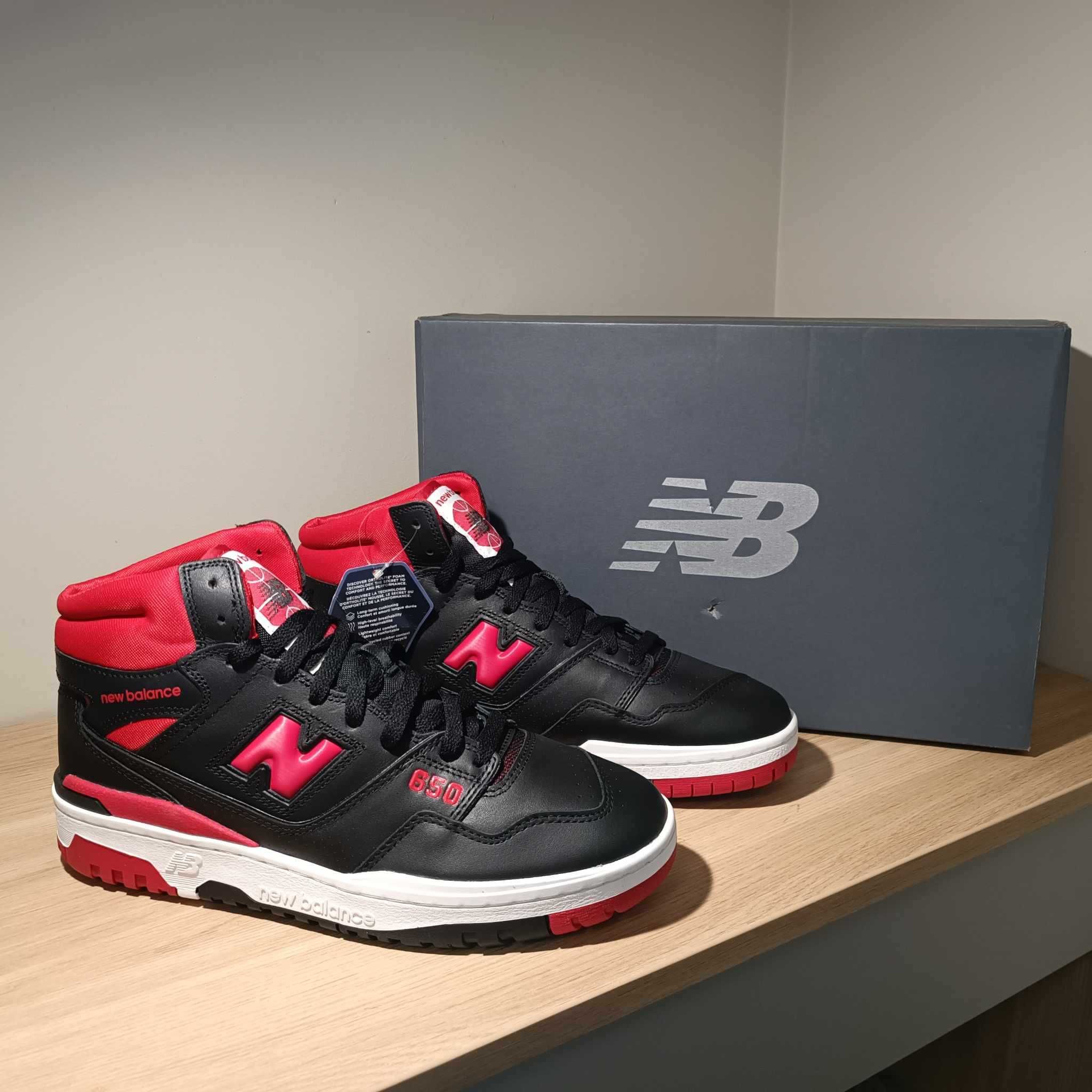 New Balance 650 "Black Red" r. 45 (29 cm) BB650RBR