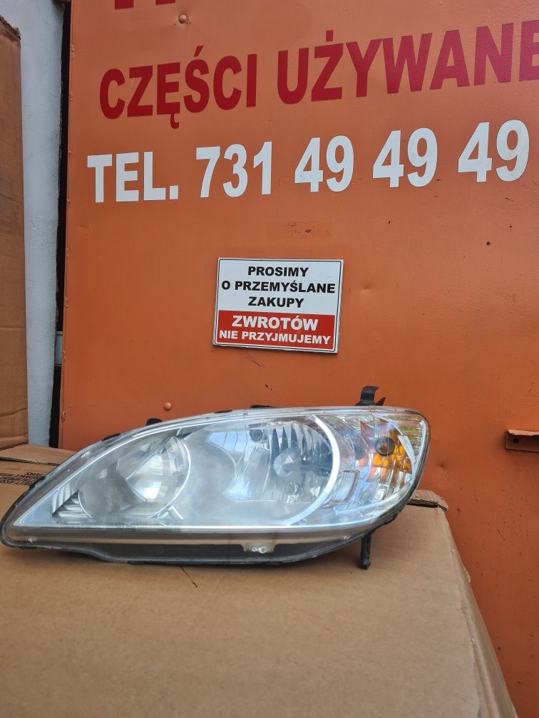 Lampa lewa przednia lewy przód Honda Civic VII LIFT coupe sedan 03-05