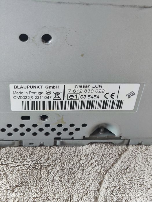 Магнитола штатна Blaupunkt Nissan Qashqai J10