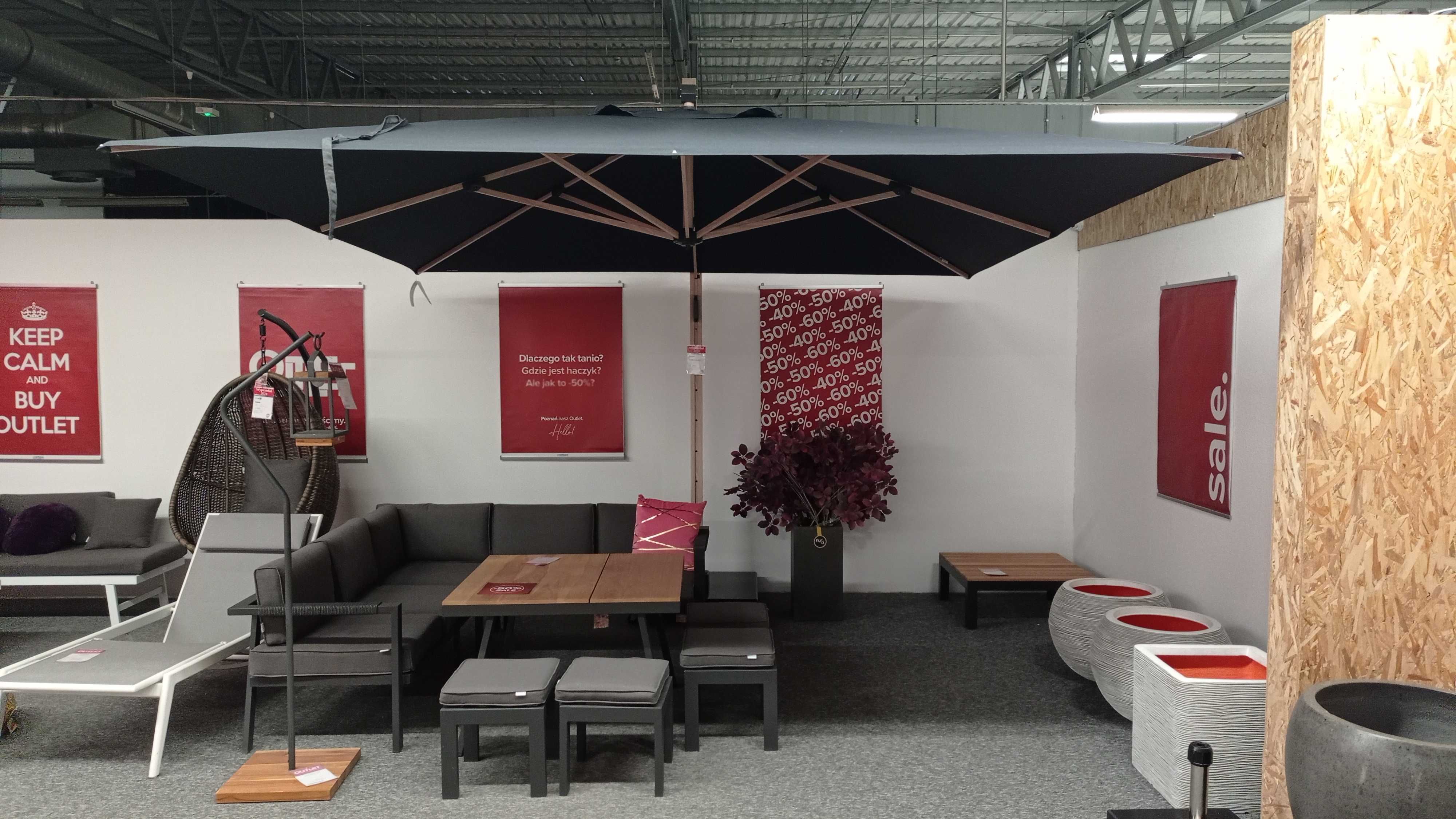-60% Parasol ogrodowy ICON 3,5x3,5 m