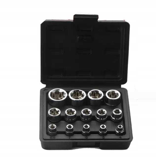 Zestaw nasadek torx  wewnetrzny 14SZT TORXY