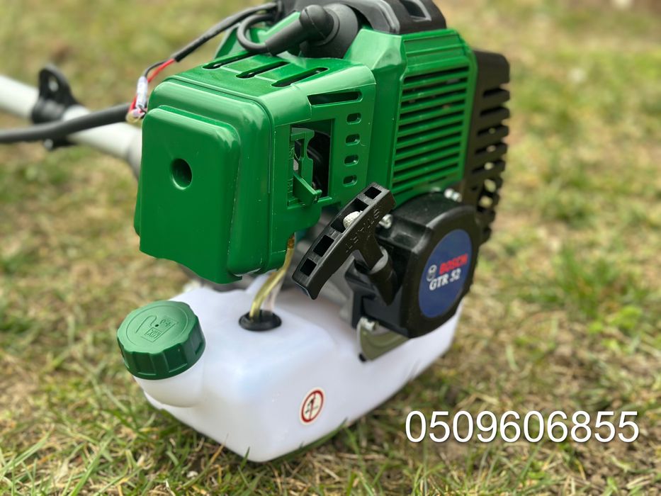 Бензокоса BOSCH GTR 52 (5.2 кВт 52 см куб) мотокоса тример + масло