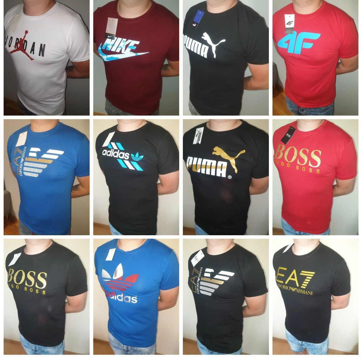 Koszulki męskie z logo kolory M-XXl!!!