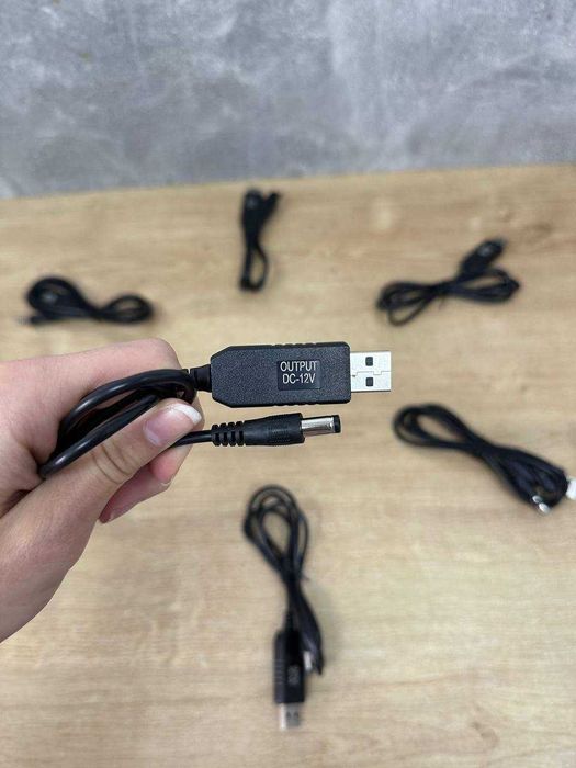 Кабель для роутера на 12v. Кабель на 9в и на 12в. Переходник, ШНУР.
