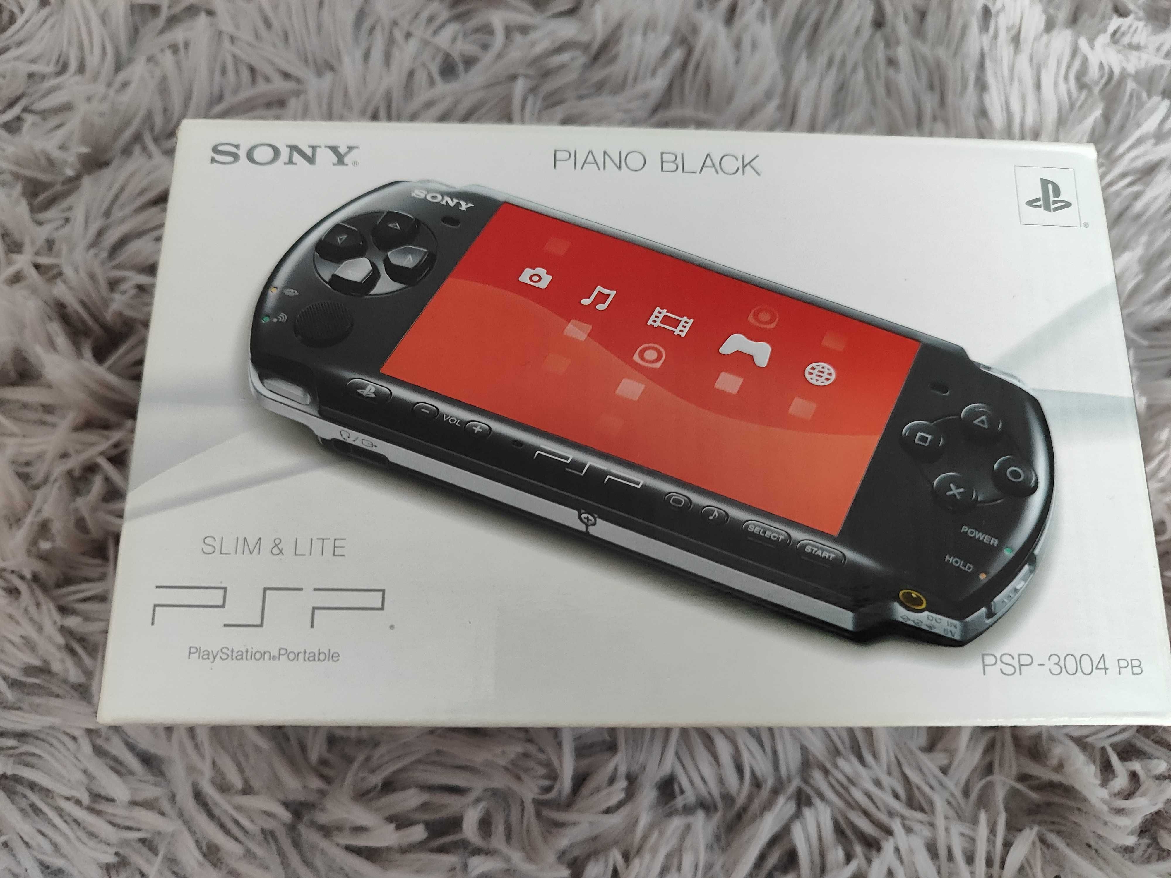 PSP 3004 Slim & Lite Piano Black | Stan kolekcjonerski Jak Nowe