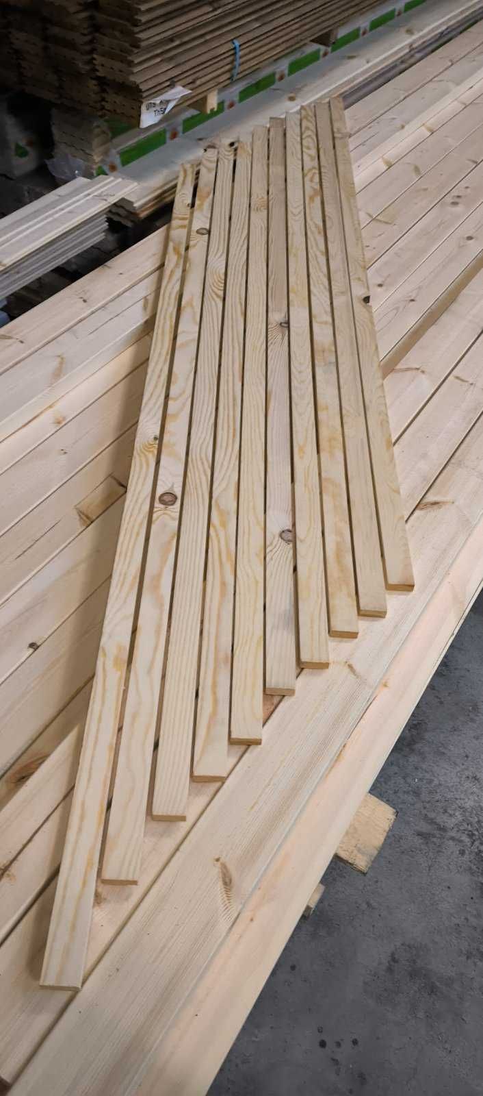 Listewki drewniane sosnowe 15x40, montażowe, pod boazerie/elewacje
