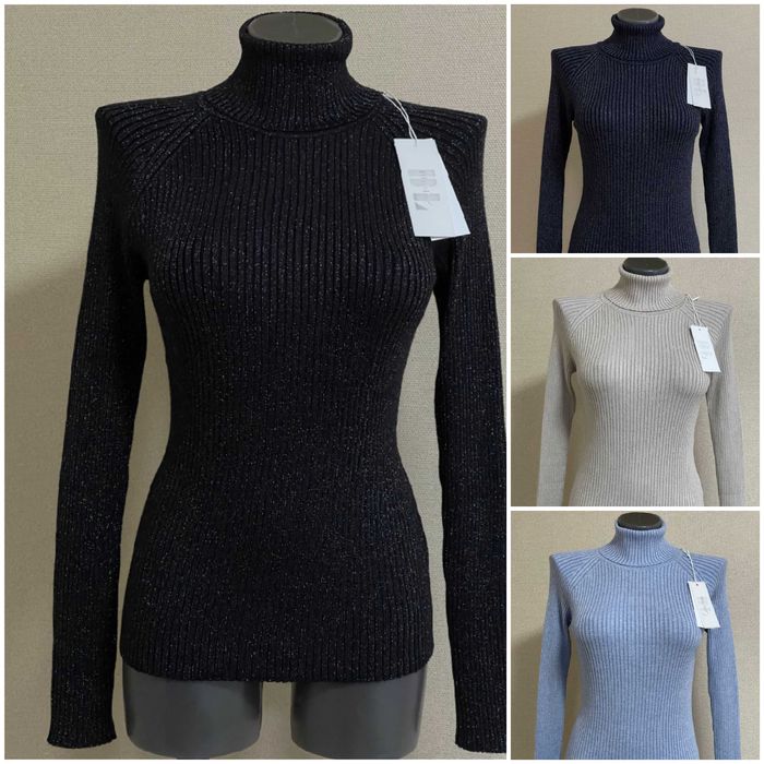 Ефектний,яскравий,святковий та стильний гольф з люрексом,р-ри S/M/L