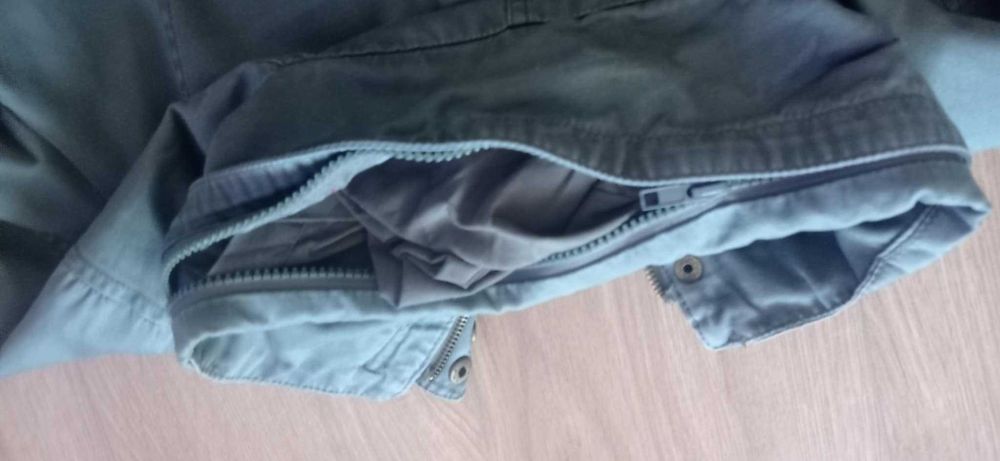 Fishbone New Yorker militarna Kurtka khaki oliwka bawełna z metki XL