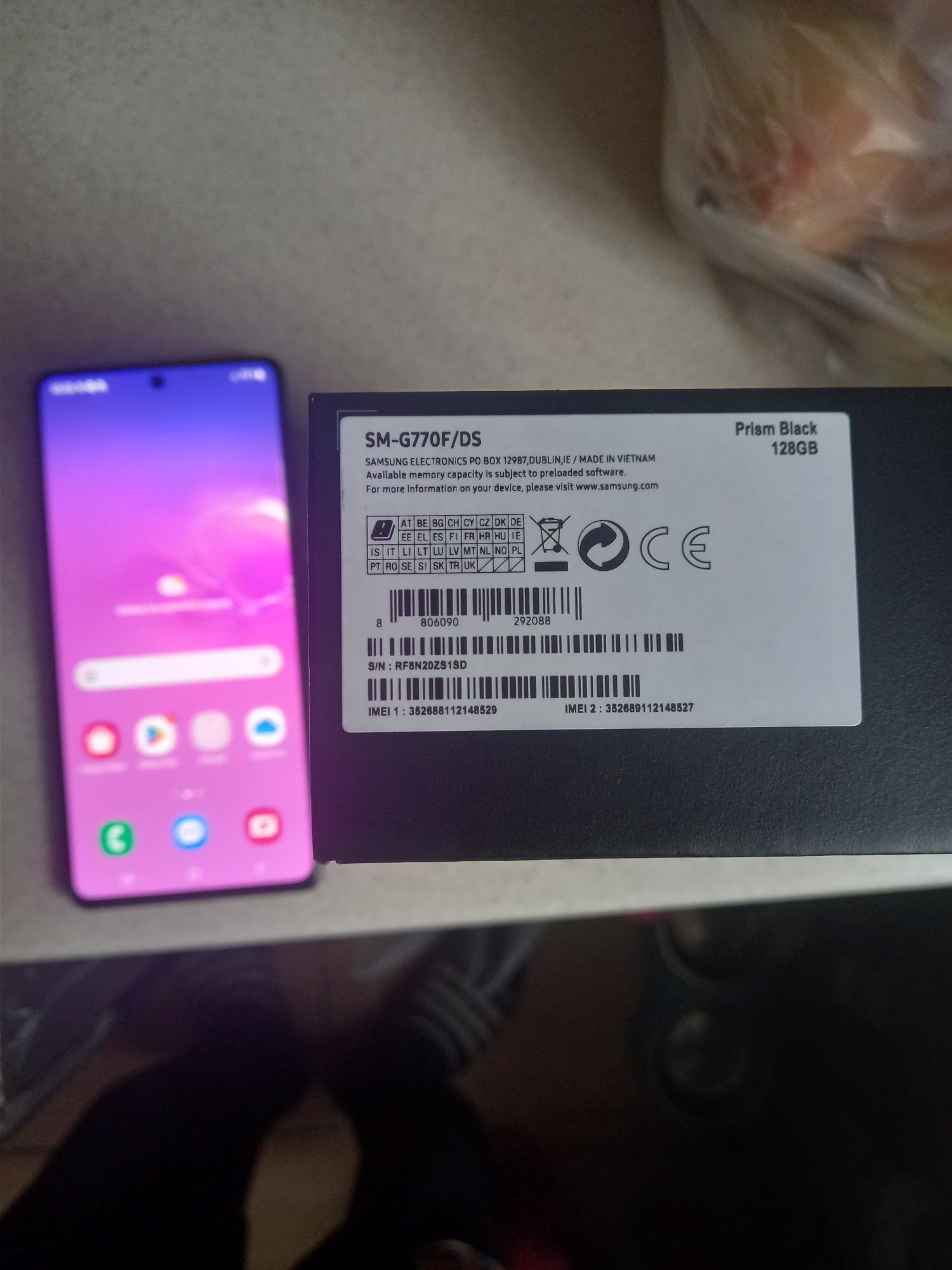 Samsung S10 Lite 128GB pamięci