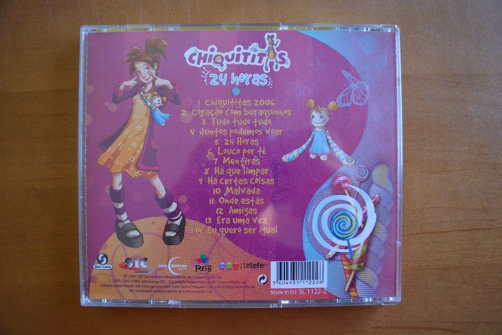 Venda de CD de Chiquititas "24 horas"