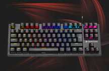 Klawiatura gamingowa biurowa przewodowa USB dla graczy led
