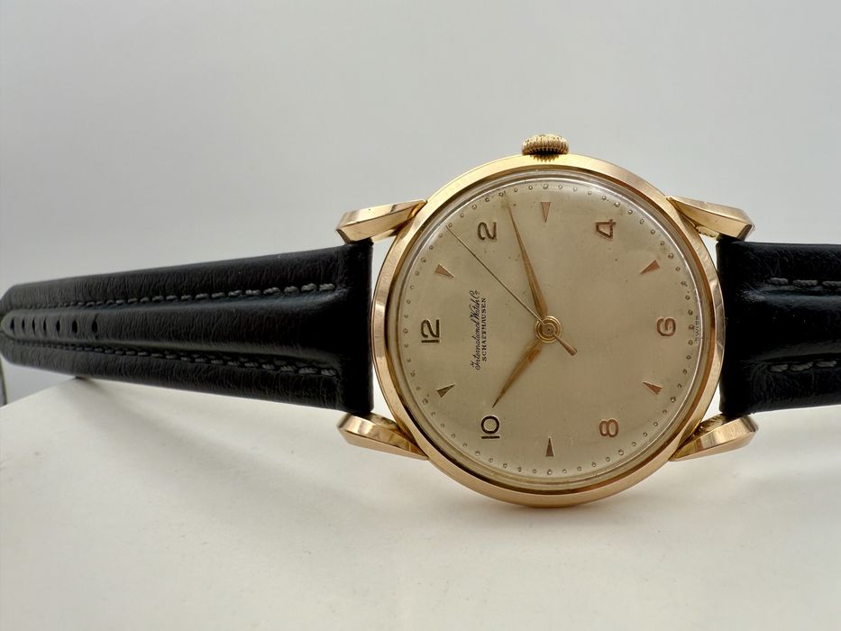 Iwc 18k gold bombé cal 89