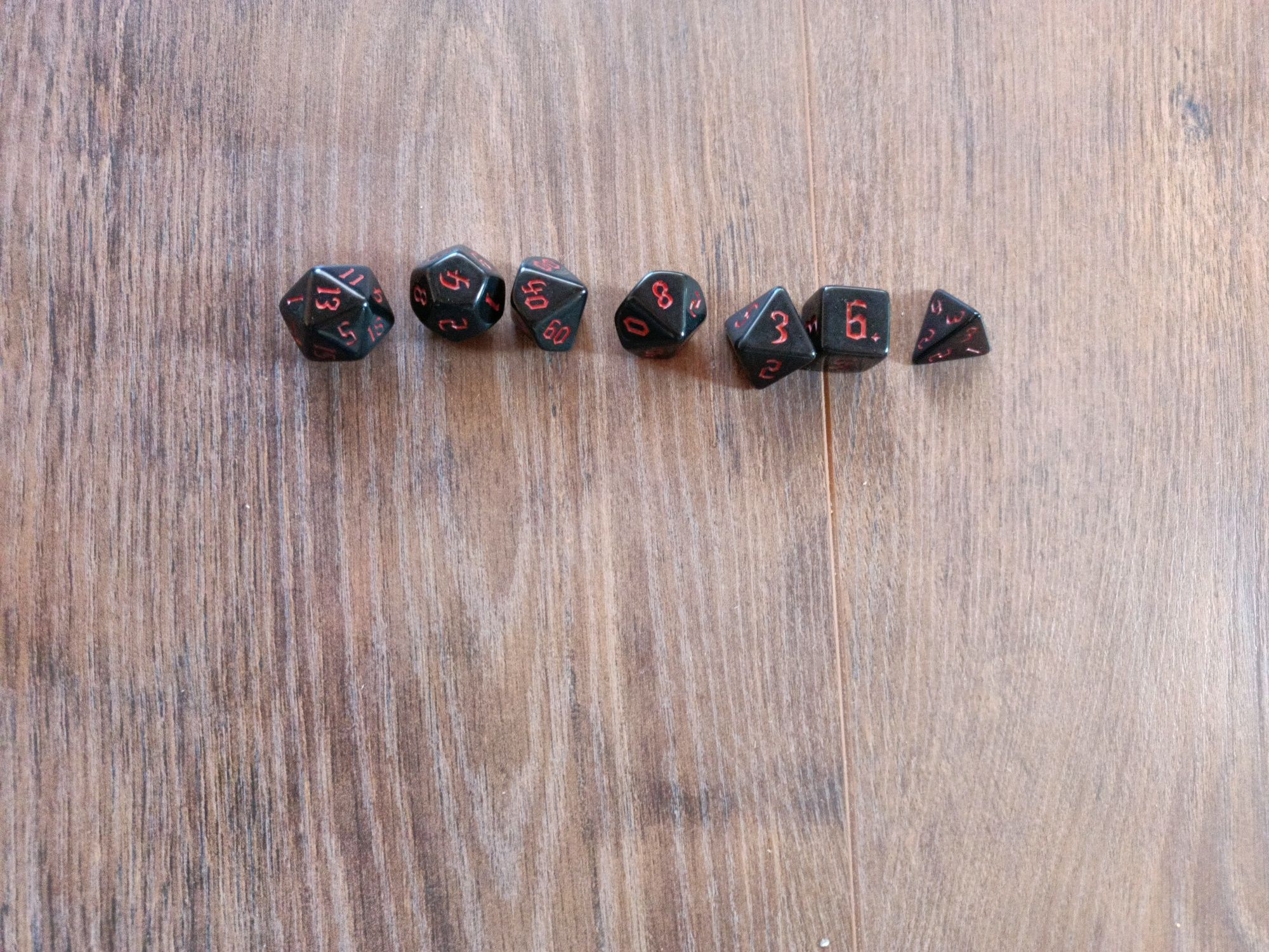 Kości rpg dungeons and dragons 7 sztuk