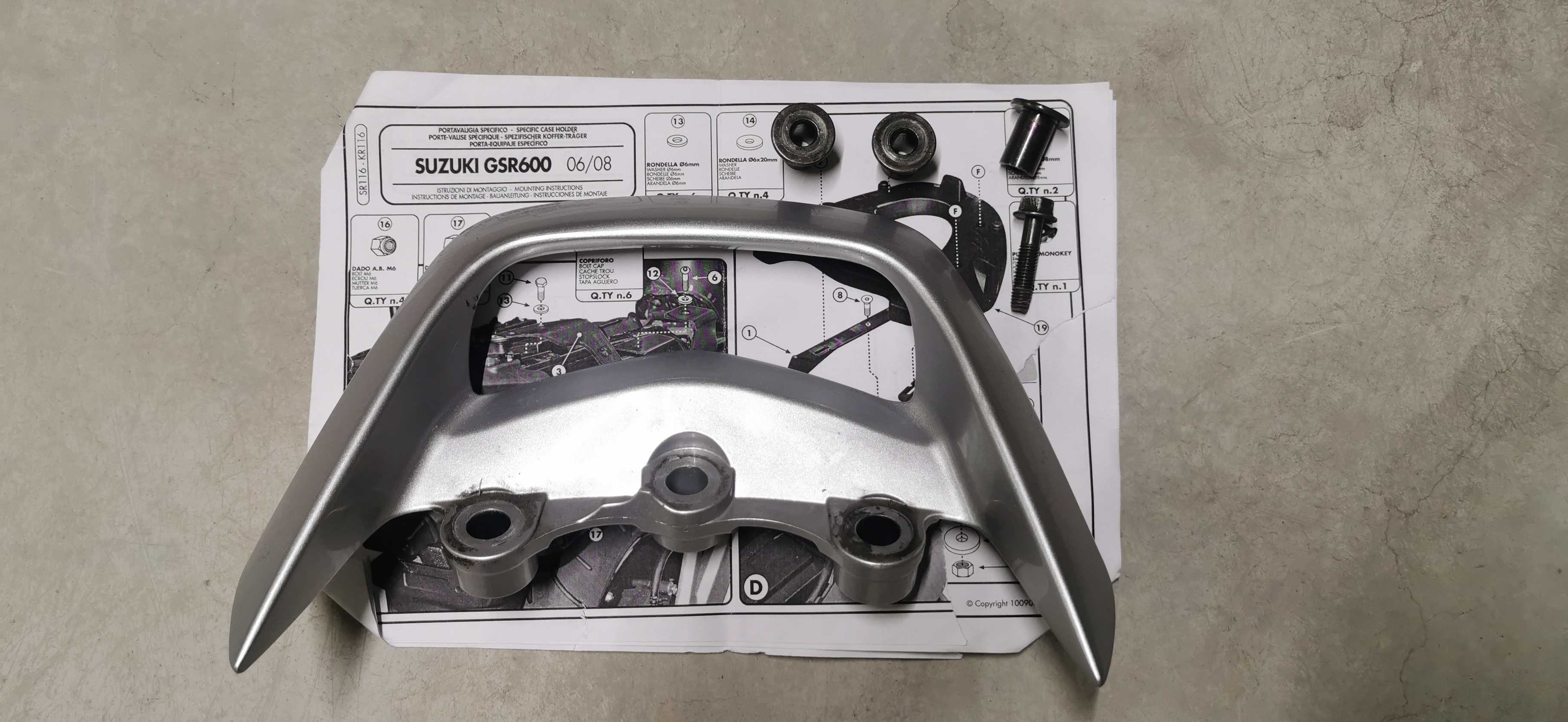 Suzuki GSR 600 Uchwyt pasażera, tył, rączka. Orginał