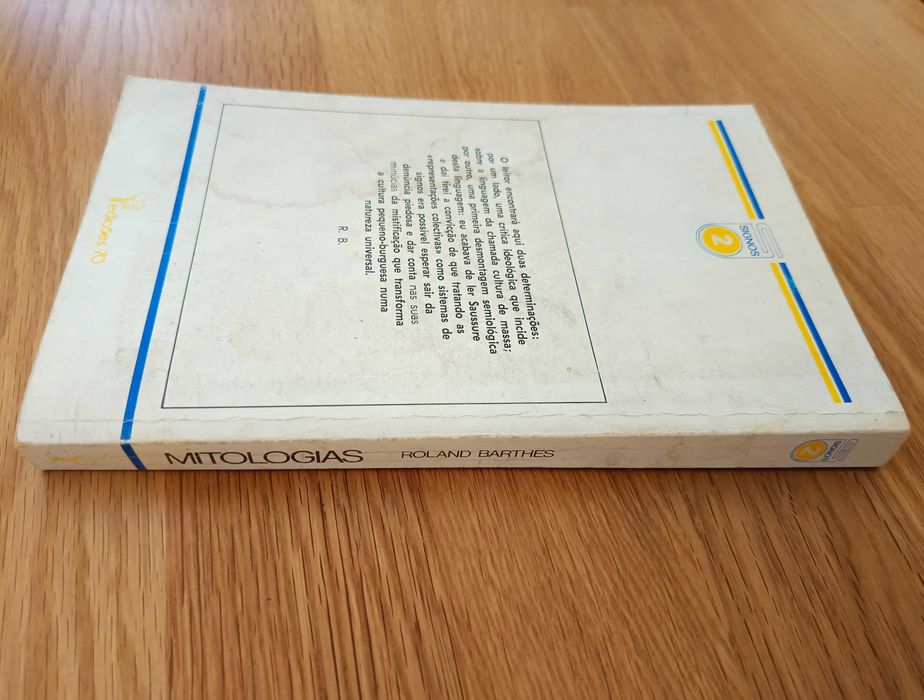 Mitologias - Roland Barthes (portes incluídos)