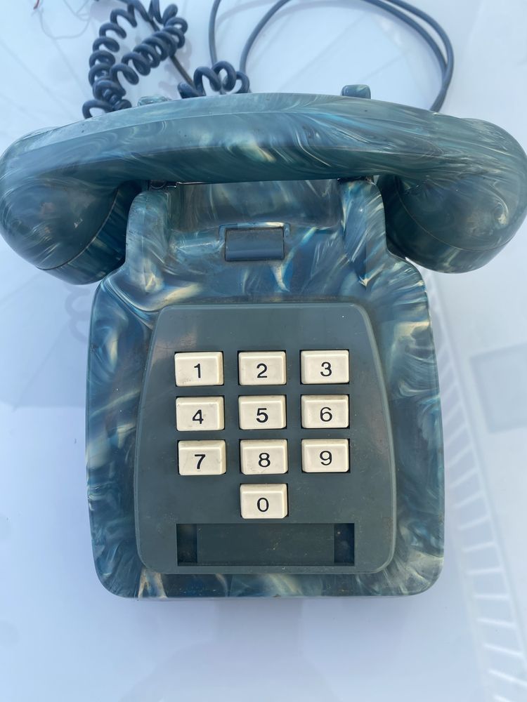 Telefone Antigo 1953 + telefone parede+ telefone madeira+ telefone azu