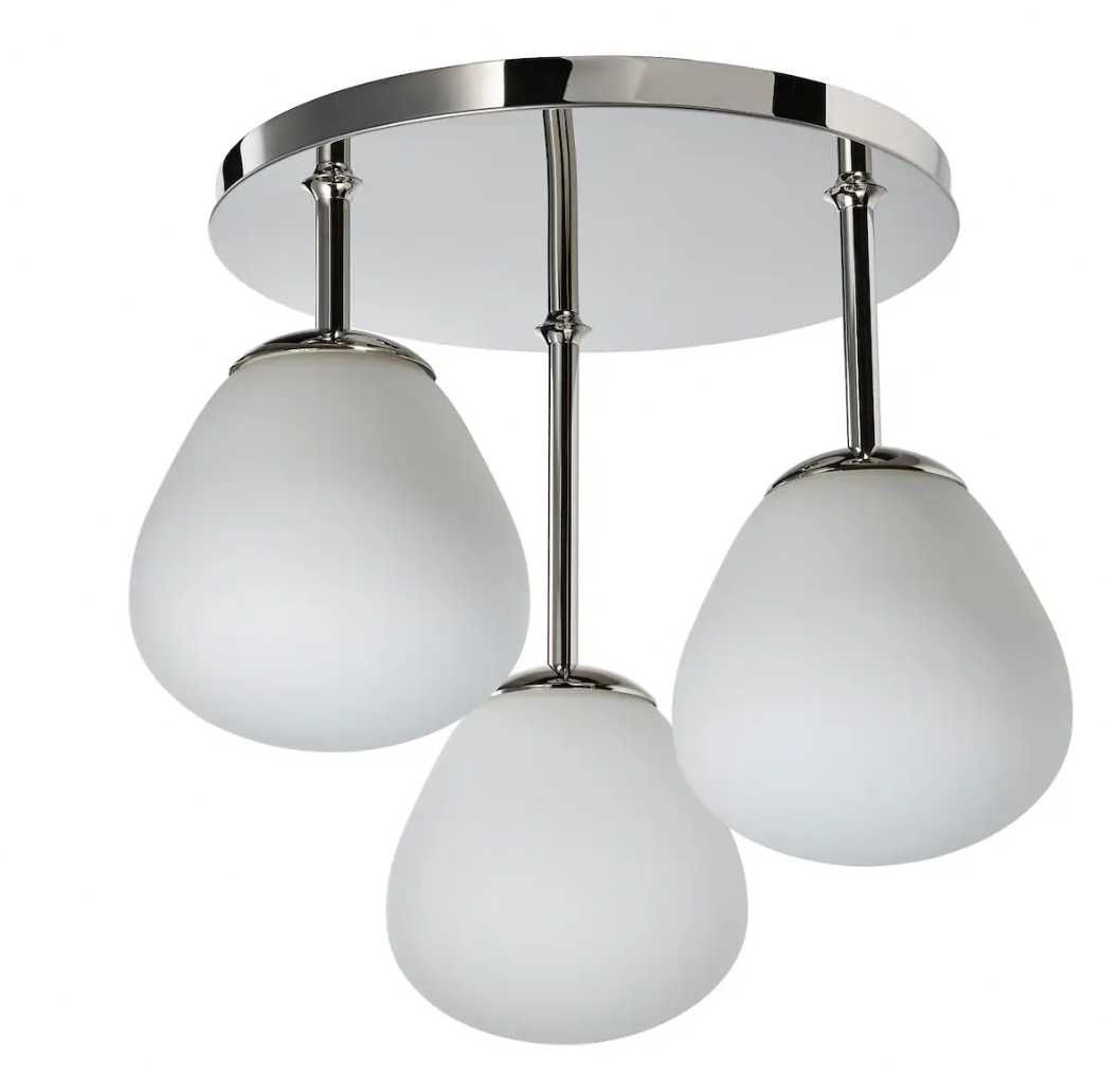 Lampa Dejsa Ikea chromowana 3 klosze