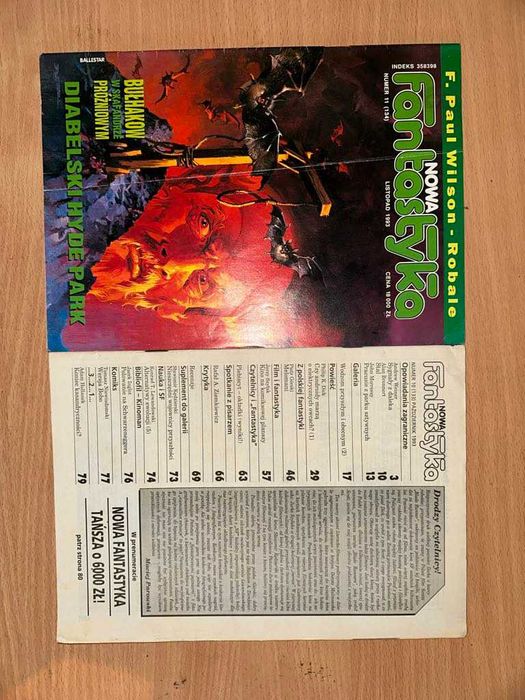 „Nowa Fantastyka” 7 numerów z 1993 roku Darmowa dostawa
