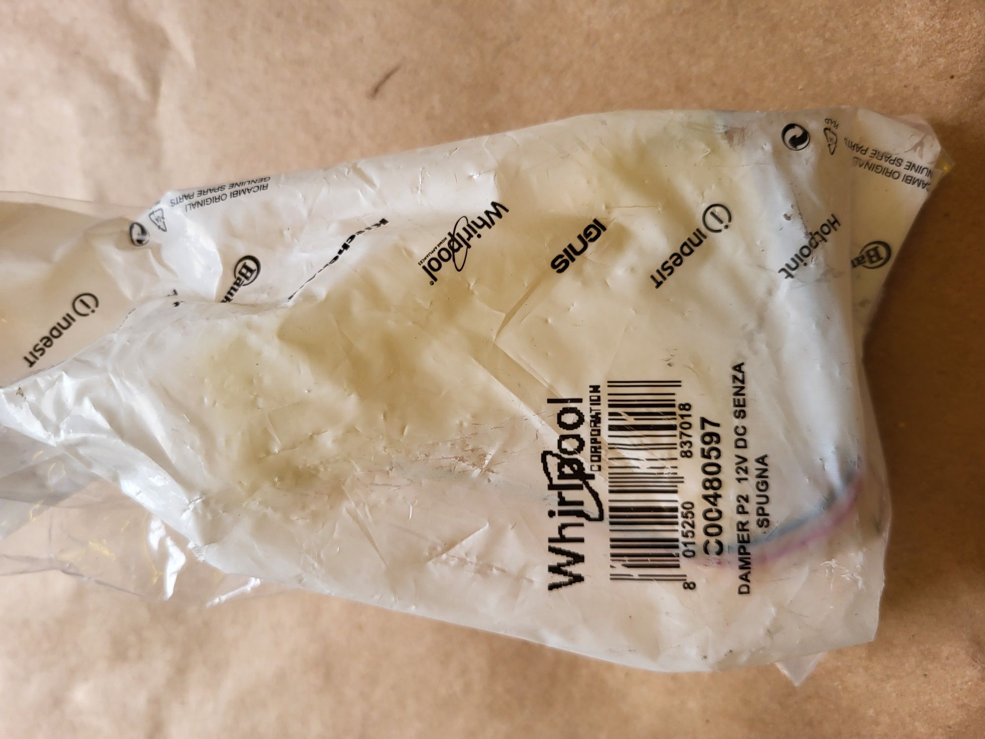 Damper przepustnica lodówki Whirpool Hotpoint indesit   C00480. 597
