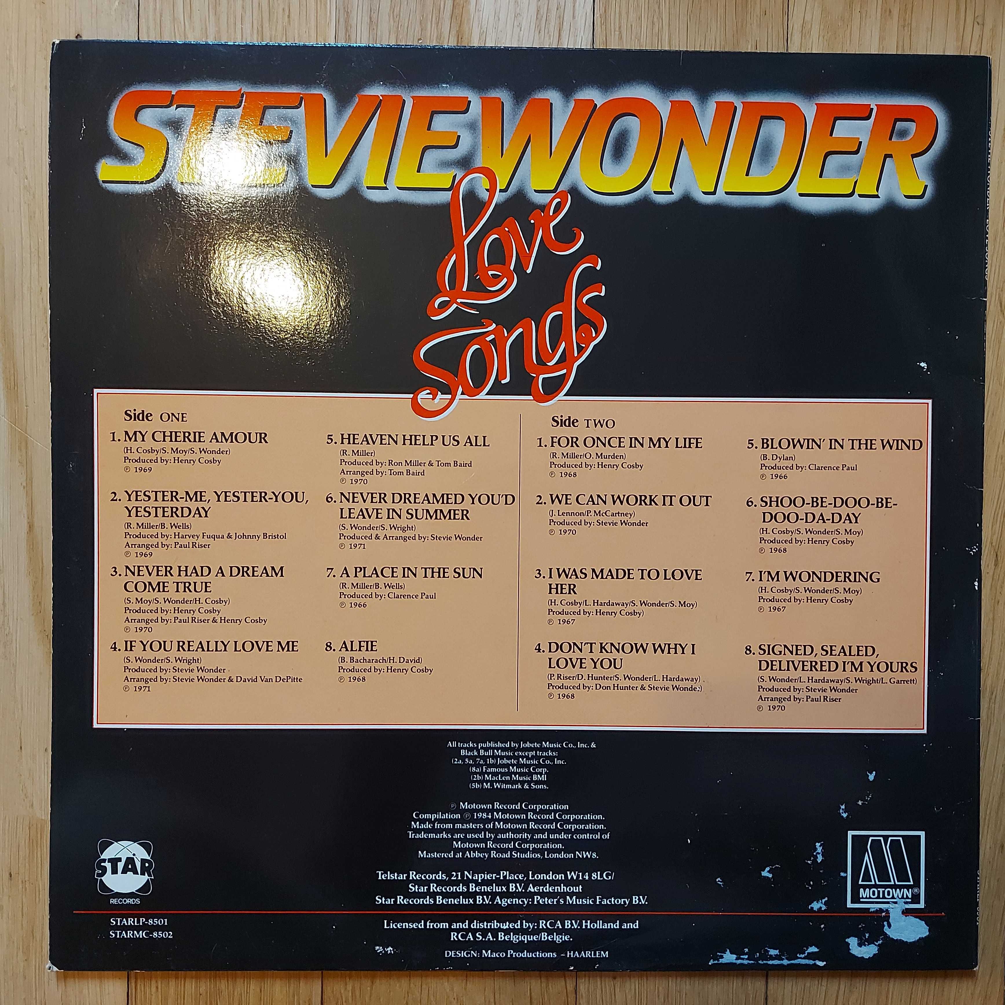 Stevie Wonder ‎Love Songs NL 1984 (EX+/EX)