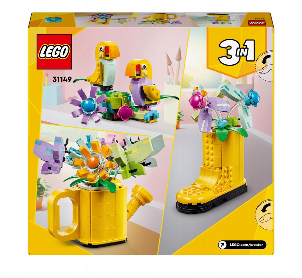 LEGO Creator, klocki, Kwiaty w konewce, 31149