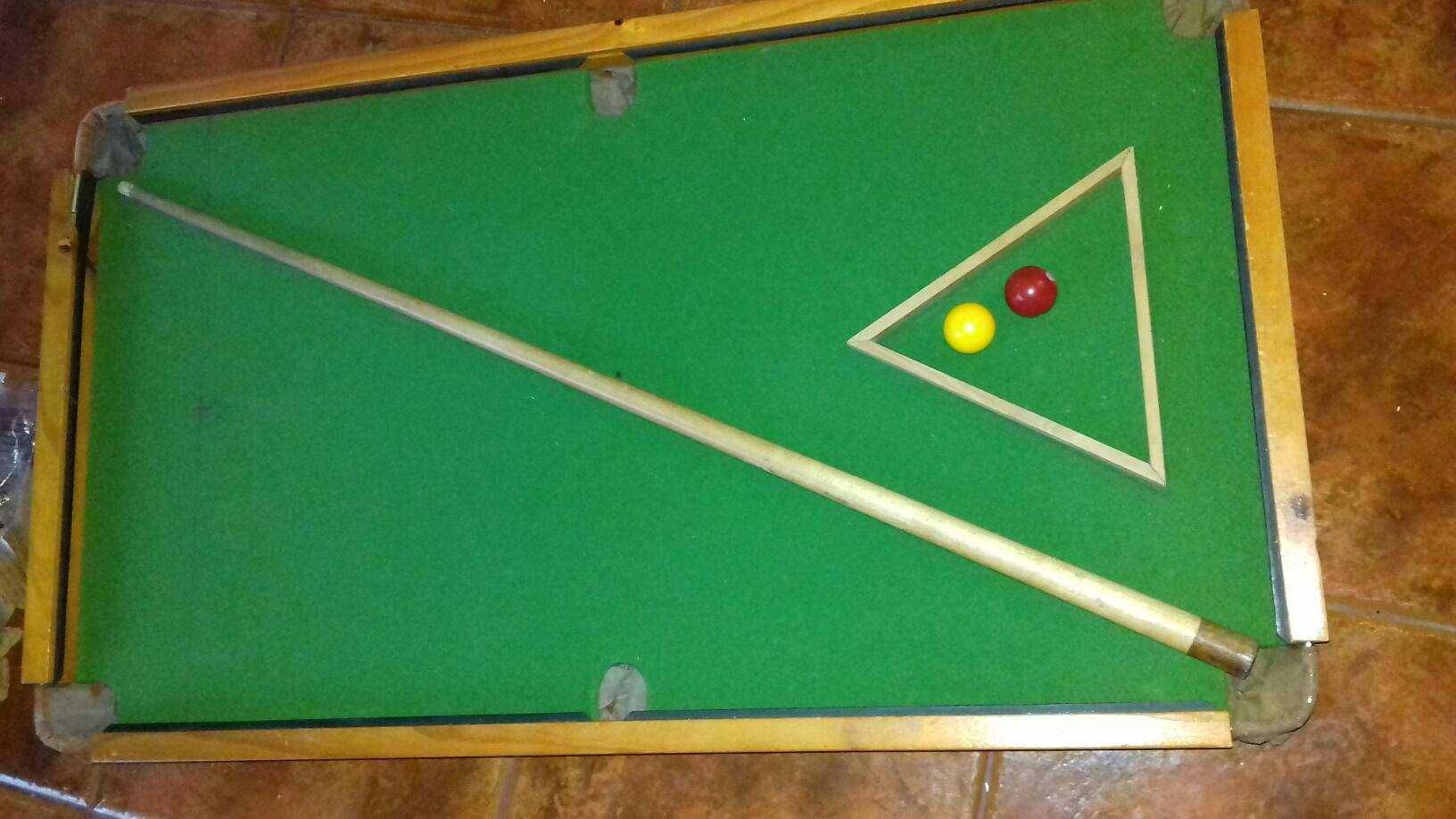 Mesa de snooker vintage para criança da Estrela.Anos 80