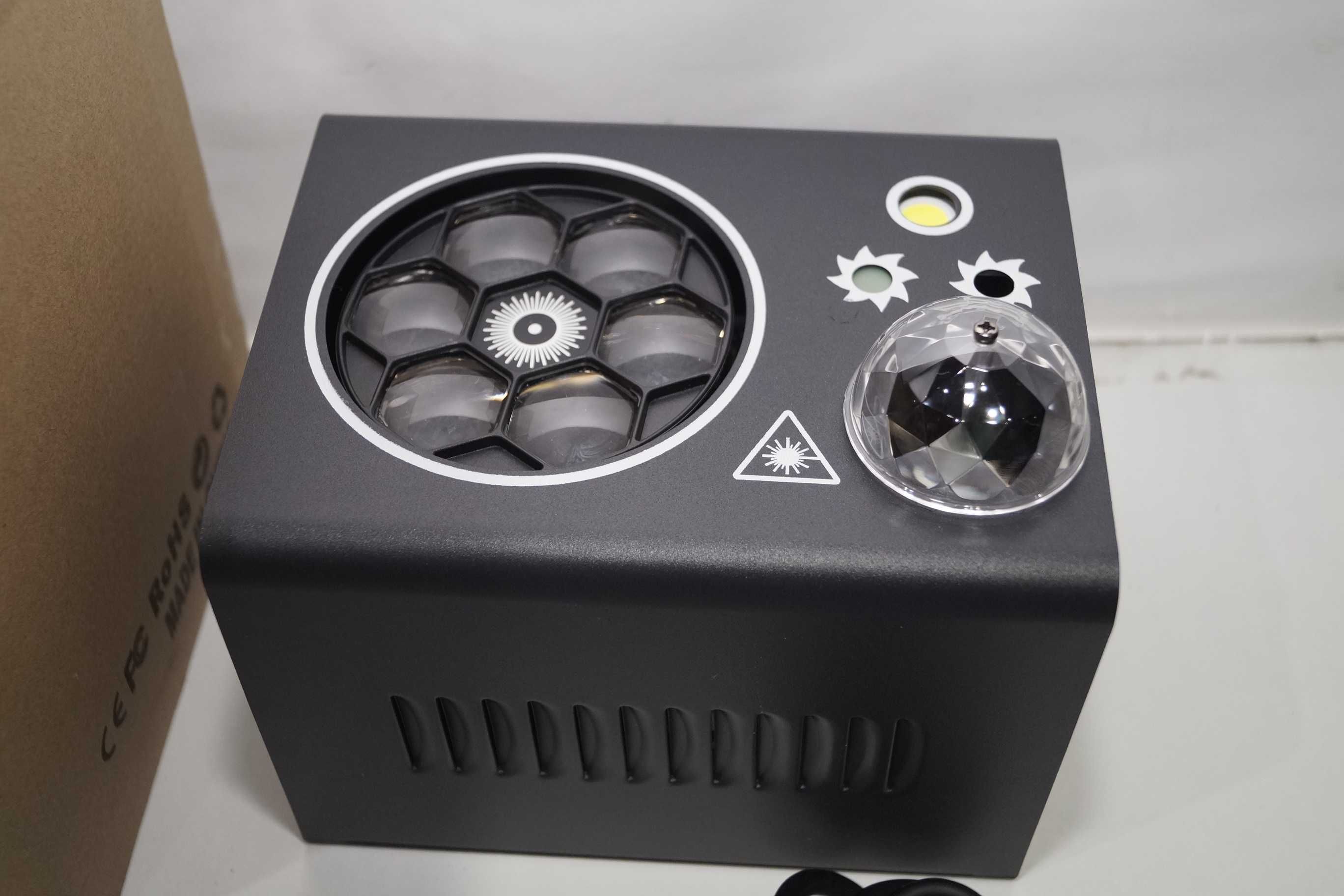 Multiefekt LED Party Box Efekt Disco Laser Magic Ball 4w1 oświetlenie