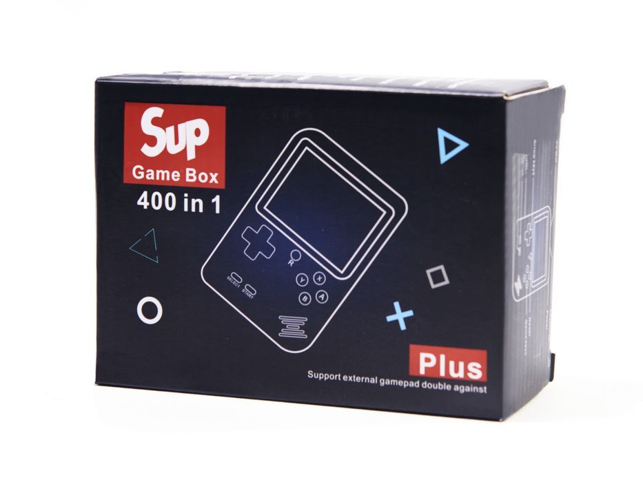 Konsola Przenośna Game Box 400 Gier Czarna