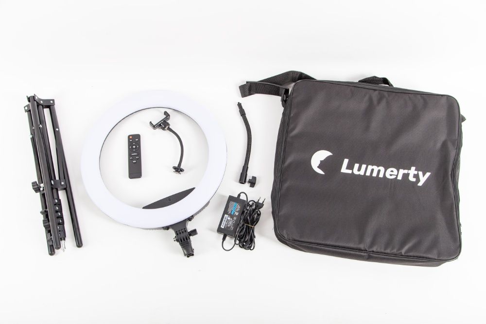 Кільцева LED лампа/Кільцеве світло LUMERTY™ Premium-класса (75W-45см)