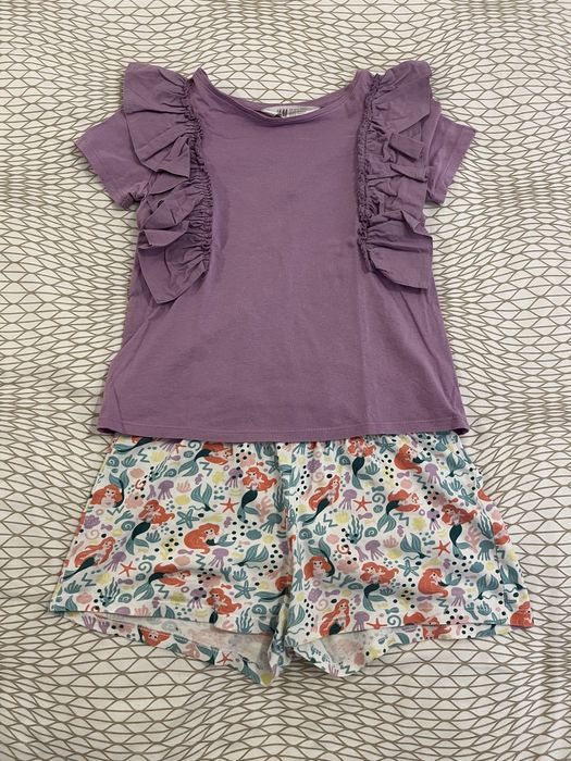 Kit roupa de verão para menina com 6/8 anos