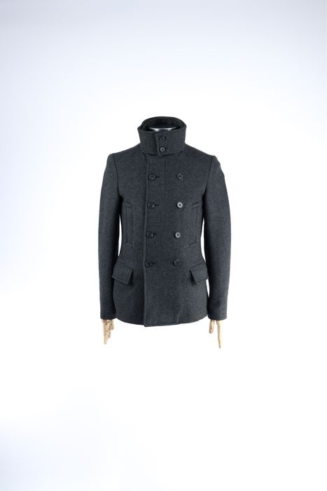 ALLSAINTS Чоловіче двобортне вовняне пальто. Оригінал. (S)